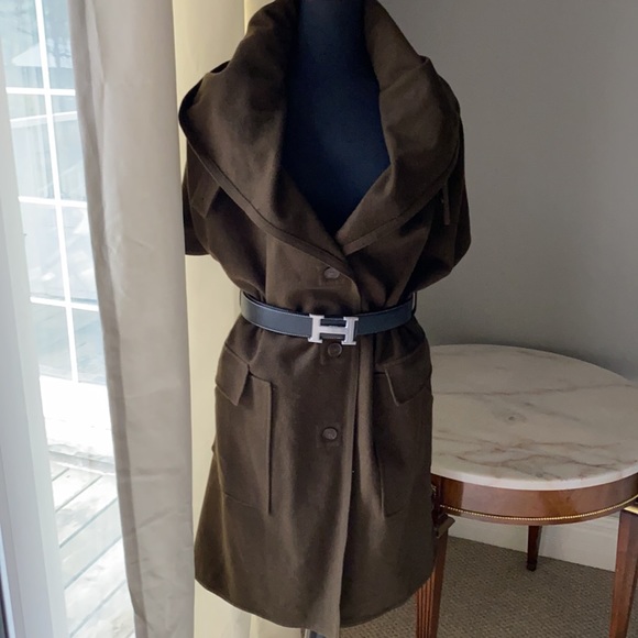 MAX AZRIA HOODED CAPE ONE SIZE - Picture 13 of 15